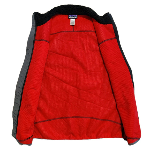 Patagonia Mens Classic Retro-X Deep Pile Fleece Vest Sz M Full-Zip Black Sherpa - Picture 4 of 13